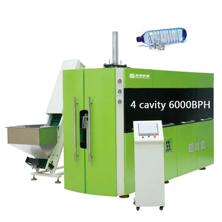 Úspora energie Stroj na vyfukovanie plastových fliaš pre linky na odšťavovanie