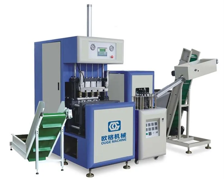 Stroj na výrobu PET plastových fliaš