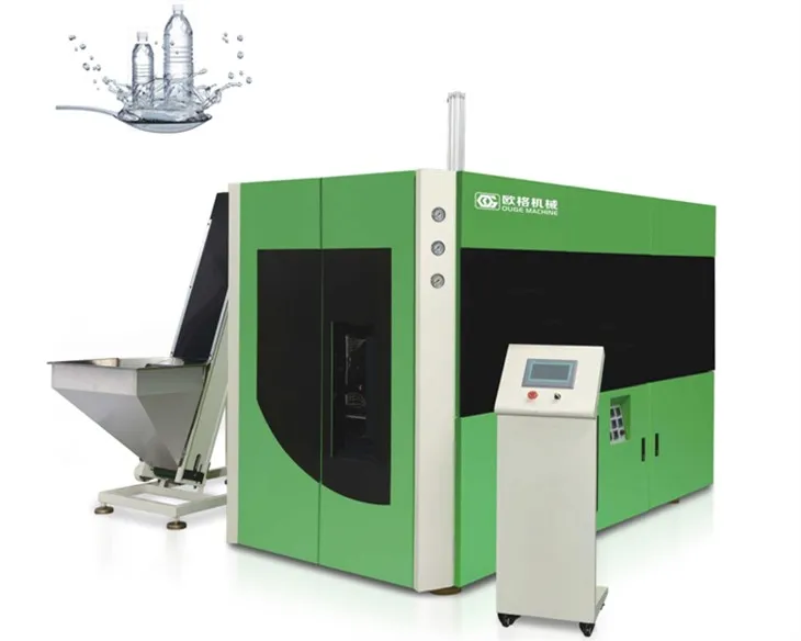 Stroj na výrobu plastových fliaš z PET vody